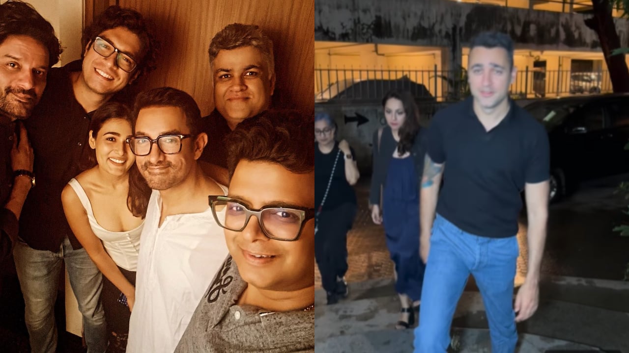 Imran Khan, Aamir Khan throw a success bash for Junaid Khan after his smashing debut with Maharaj