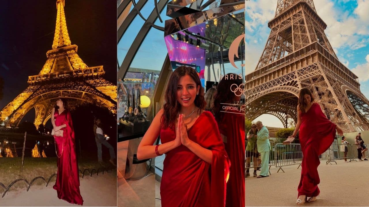 Barkha Singh cheers for Indian athletes at Paris Olympics, Shares stunning moments from Eiffel Tower