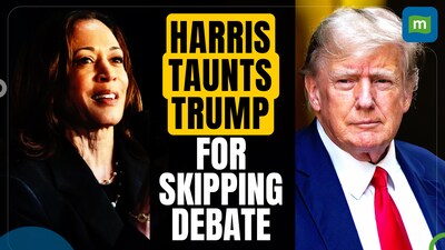 US Elections: Kamala Harris criticises Trump, Vance for skipping debate