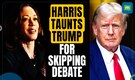 US Elections: Kamala Harris criticises Trump, Vance for skipping debate