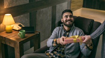 Friendship Day gift ideas for him: From bold, invigorating scent to a subtle, classic aroma, you can gift your male friends a good perfume. It is not just a luxury but a statement (Image: Canva)