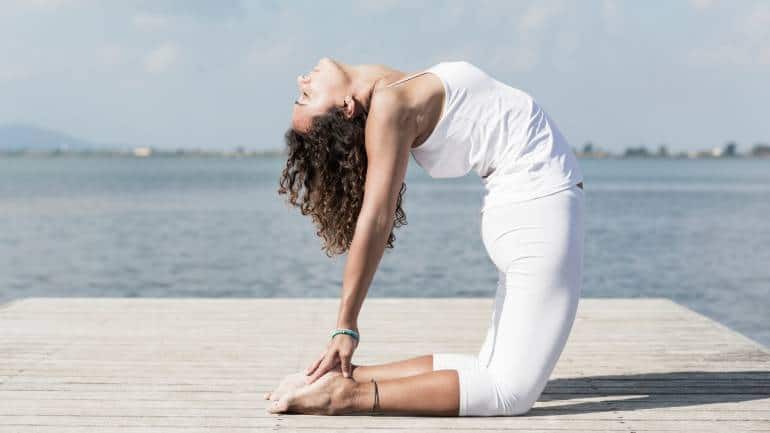 Best yoga poses for lung health: Ustrasana (Image: Canva)