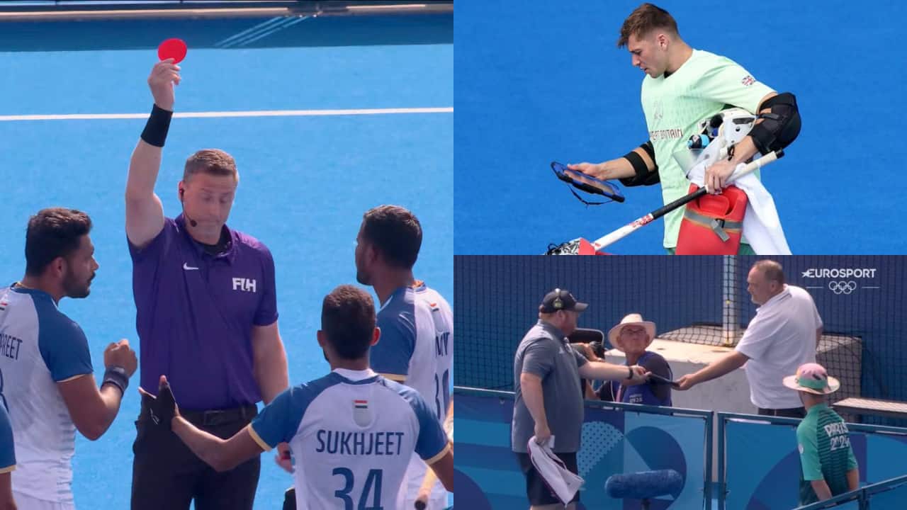 Amit Rohidas red card, goalkeeper using iPad during shootout: Hockey India raises concern about 'quality of umpiring' in Olympics quarterfinal, lodges complaint
