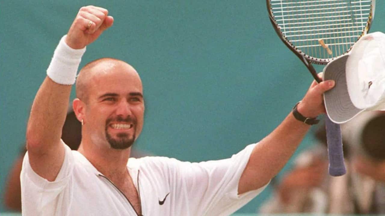 Andre Agassi: Agassi became the first male player to complete a Career Golden Slam in 1999, when he won his first French Open title. Renowned for his powerful groundstrokes and charismatic personality, Agassi has won 8 Grand Slam titles and an Olympic gold medal from the 1996 Atlanta Games. (Image: AFP)