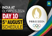 India At Paris Olympics 2024:  Full schedule of Medal Events And Fixtures On August 05 | Day 10