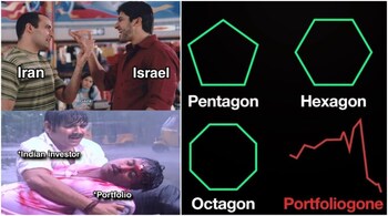 Meme generators appear to be having a field day with hilarious memes on the stock market crash. (Image credit: @GaurangBhardwa1, @AlphaTwt_/X)