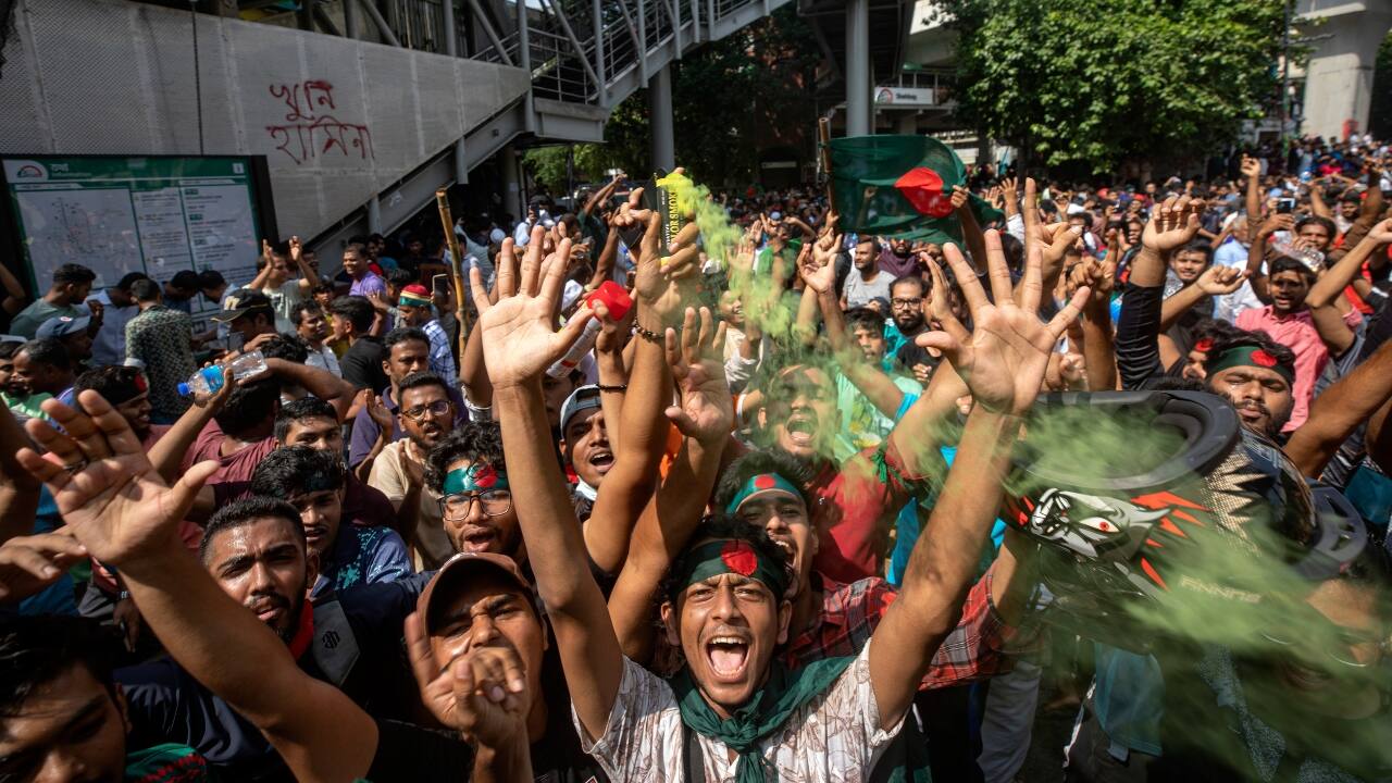 The unrest, which began as peaceful student demonstrations against a controversial quota system for government jobs, escalated into widespread violence. Since mid-July, clashes with security forces have resulted in nearly 300 deaths, according to local media. (Image: AP)