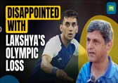 Former badminton player Prakash Padukone reacts after Lakshya Sen’s loss in Olympics bronze match
