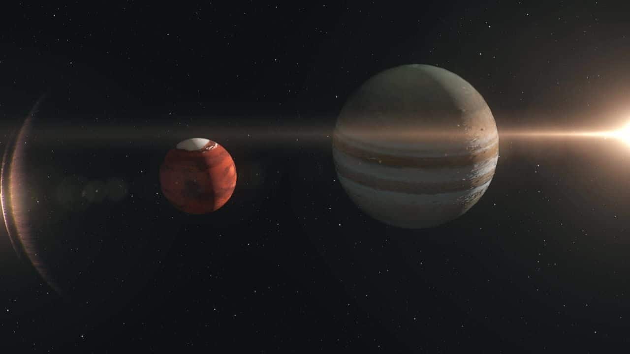 Closest Jupiter-Mars conjunction on August 14; it won't happen again until 2033