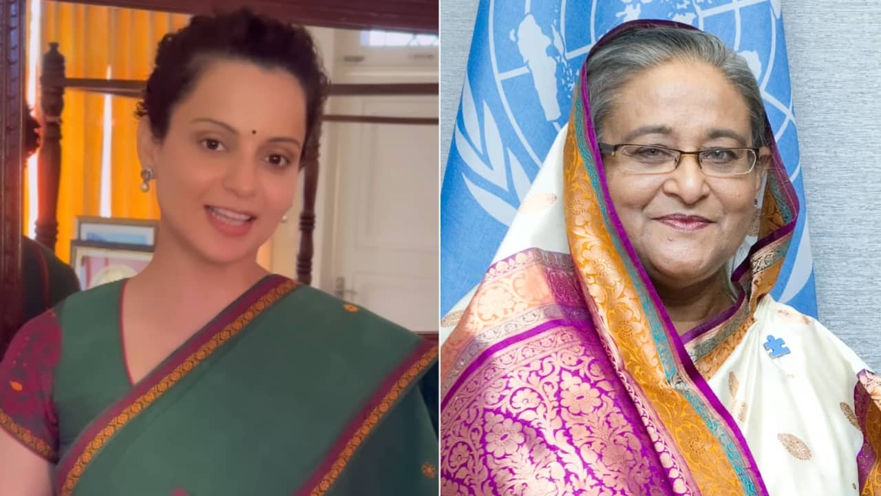 Honoured and flattered that Bangladesh PM feels safe in Bharat: Kangana Ranaut