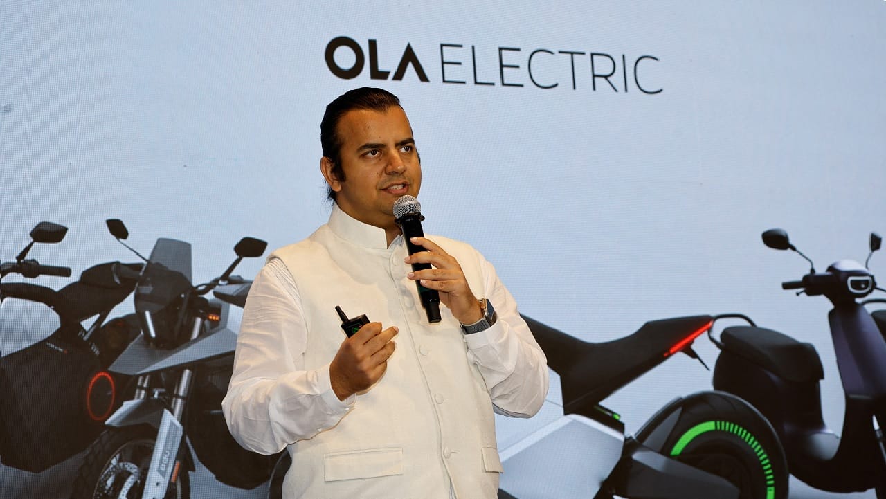 Ola Electric launches e-motorcycle series 'Roadster' starting at Rs 74,999