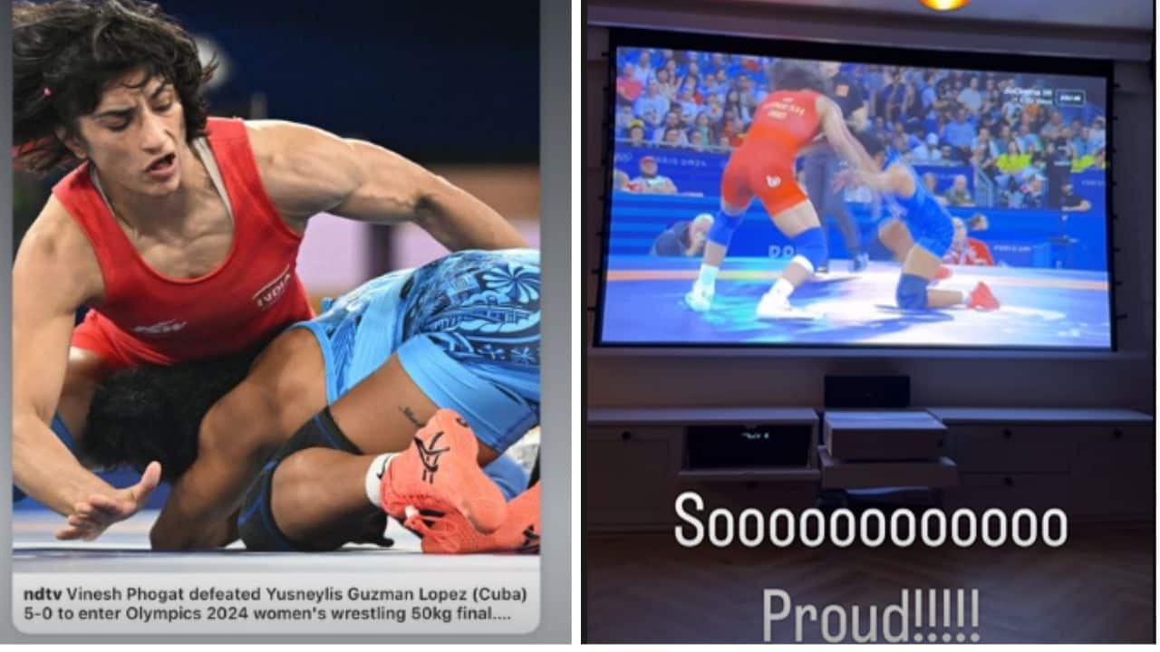 Bollywood celebs congratulate wrestler Vinesh Phogat on reaching finals in Olympic Games