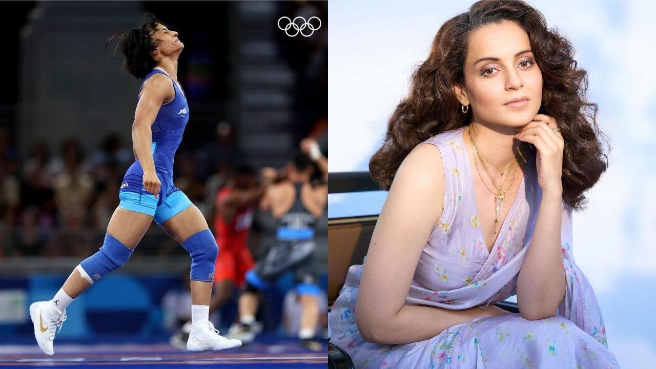 Netizens slam Kangana Ranaut for comment over Vinesh Phogat's Olympic win