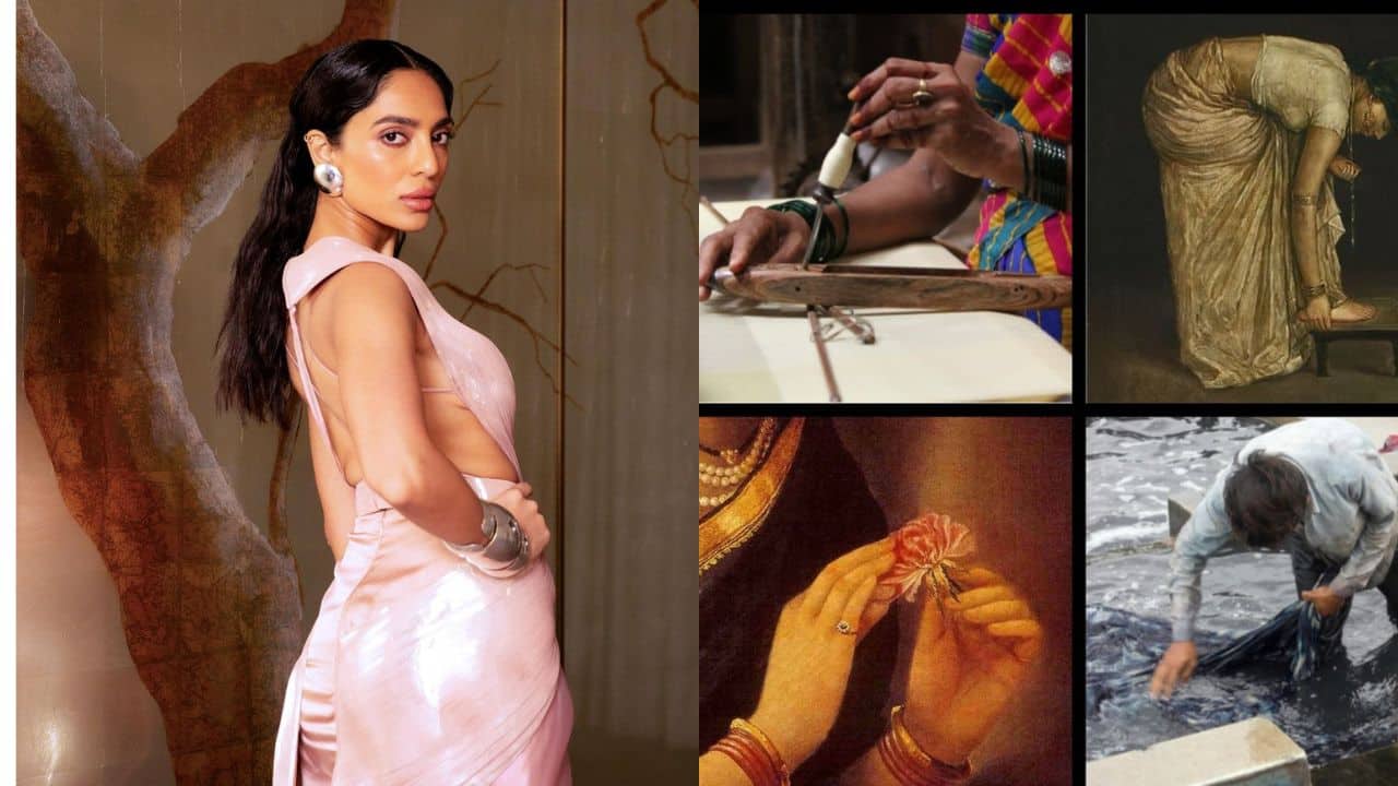 "Please show support to our talented, hard-working weavers and nurture our magnificent heritage," says Sobhita Dhulipala on National Handloom Day