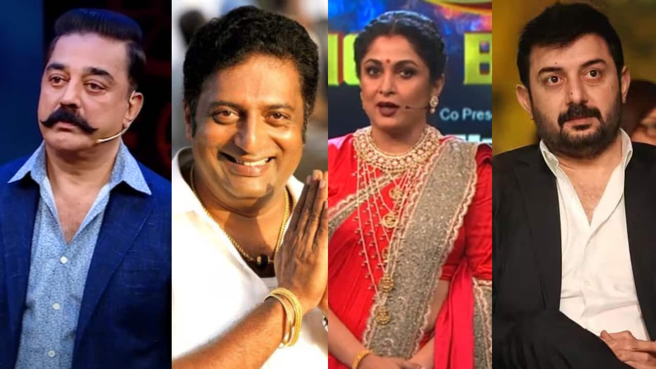 Who will host Bigg Boss Tamil 8 after Kamal Haasan's exit? Prakash Raj, Silambarasan TR, Ramya Krishnan or Arvind Swamy, details inside