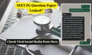 NEET PG Question Paper Leaked? Social media posts claim exam papers being sold for Rs. 70,000
