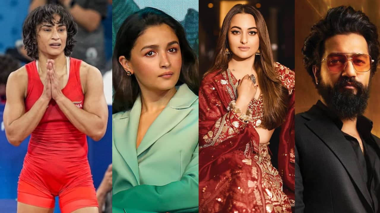 Alia Bhatt, Sonakshi Sinha, Vicky Kaushal support Vinesh Phogat after her Paris Olympics disqualification