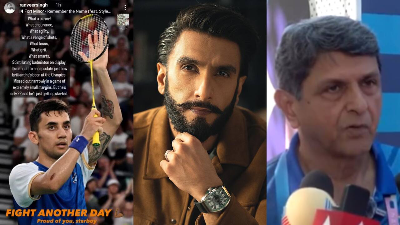 Ranveer Singh supports Lakshya Sen after his loss in Paris Olympics, father-in-law Prakash Padukone shares disappointment over player's game