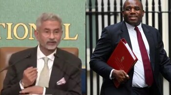 S Jaishankar (L) and David Lammy (R)