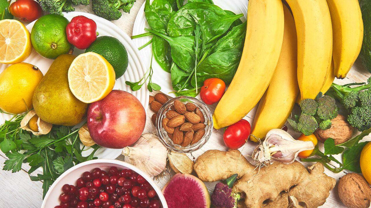 •Fruits and Vegetables: Diverse, colourful fruits and vegetables provide essential vitamins, minerals, and antioxidants that support immune health and combat free radicals. (Image: Canva)