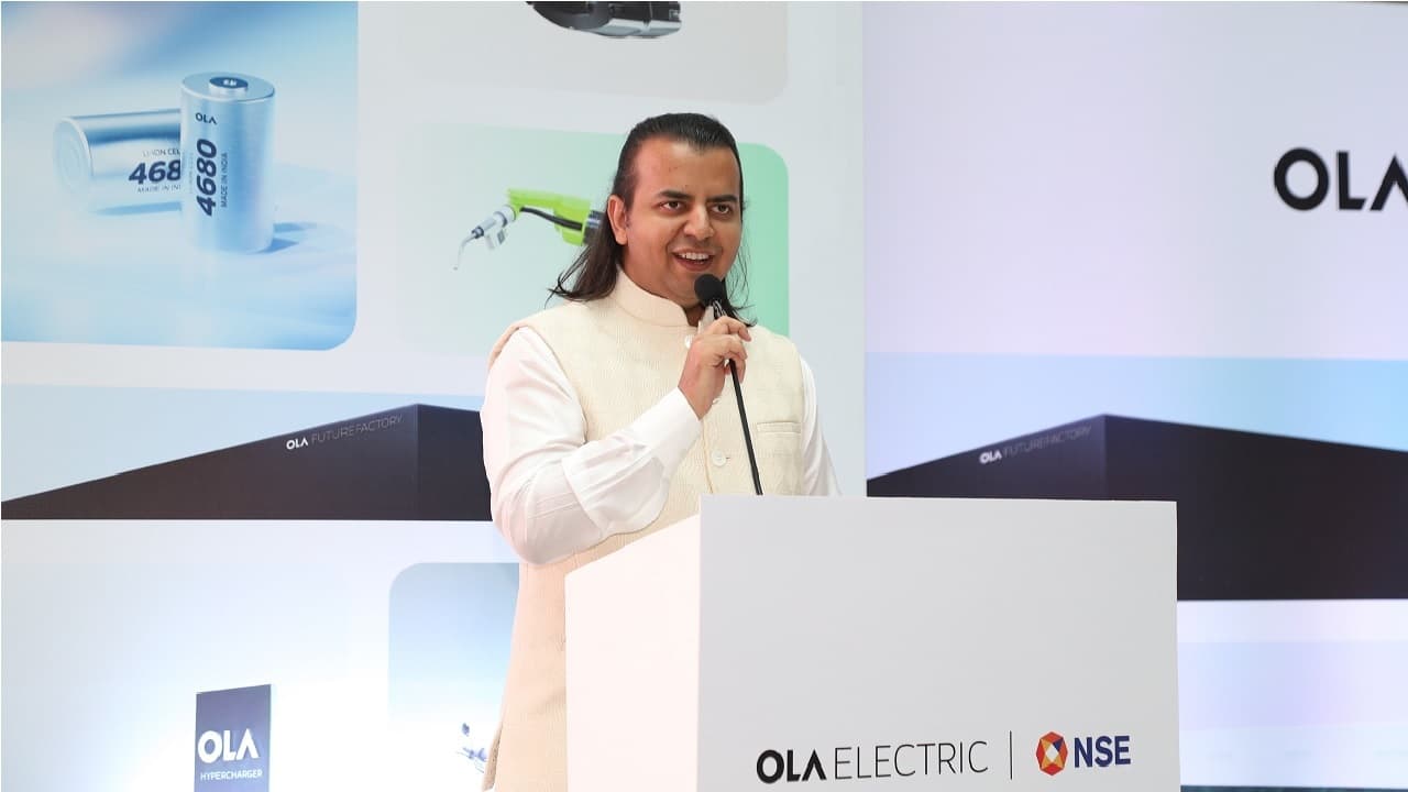 Ola Electric share jumps 20% after listing, locked in upper circuit on stock market debut