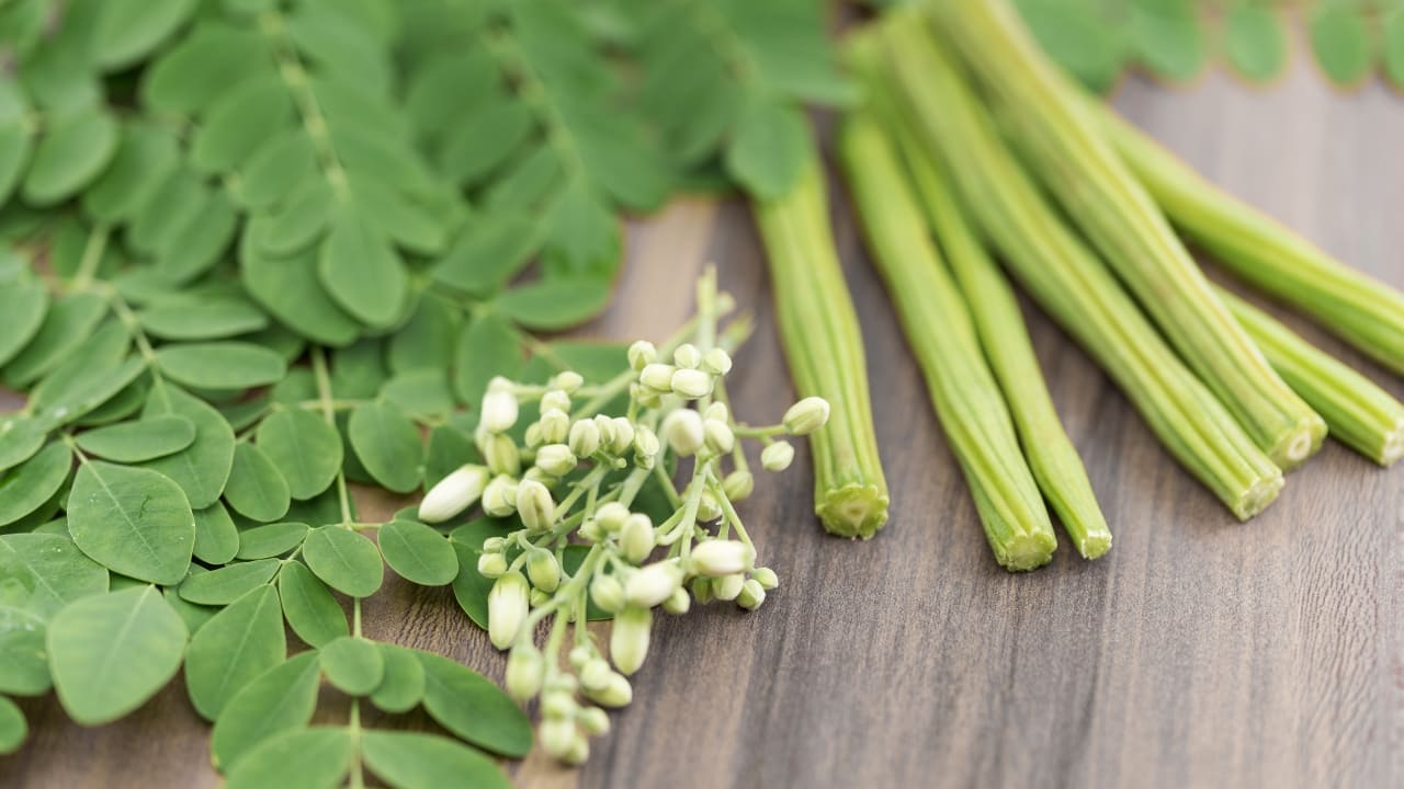 Moringa leaves: These leaves are rich in antioxidants, iron, and vitamin C. “They are a good addition to the diet, especially for women with heavy periods or low energy levels,” tells Dr. Bansal. “It also has anti-inflammatory properties, which can be helpful for conditions like arthritis and endometriosis.&quot; (Image:L Canva)