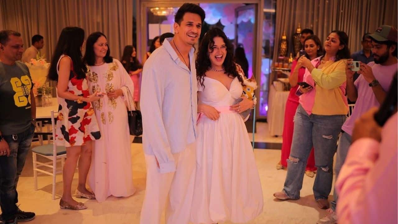 Prince Narula and Yuvika Chaudhary celebrate joyous baby shower, share pics