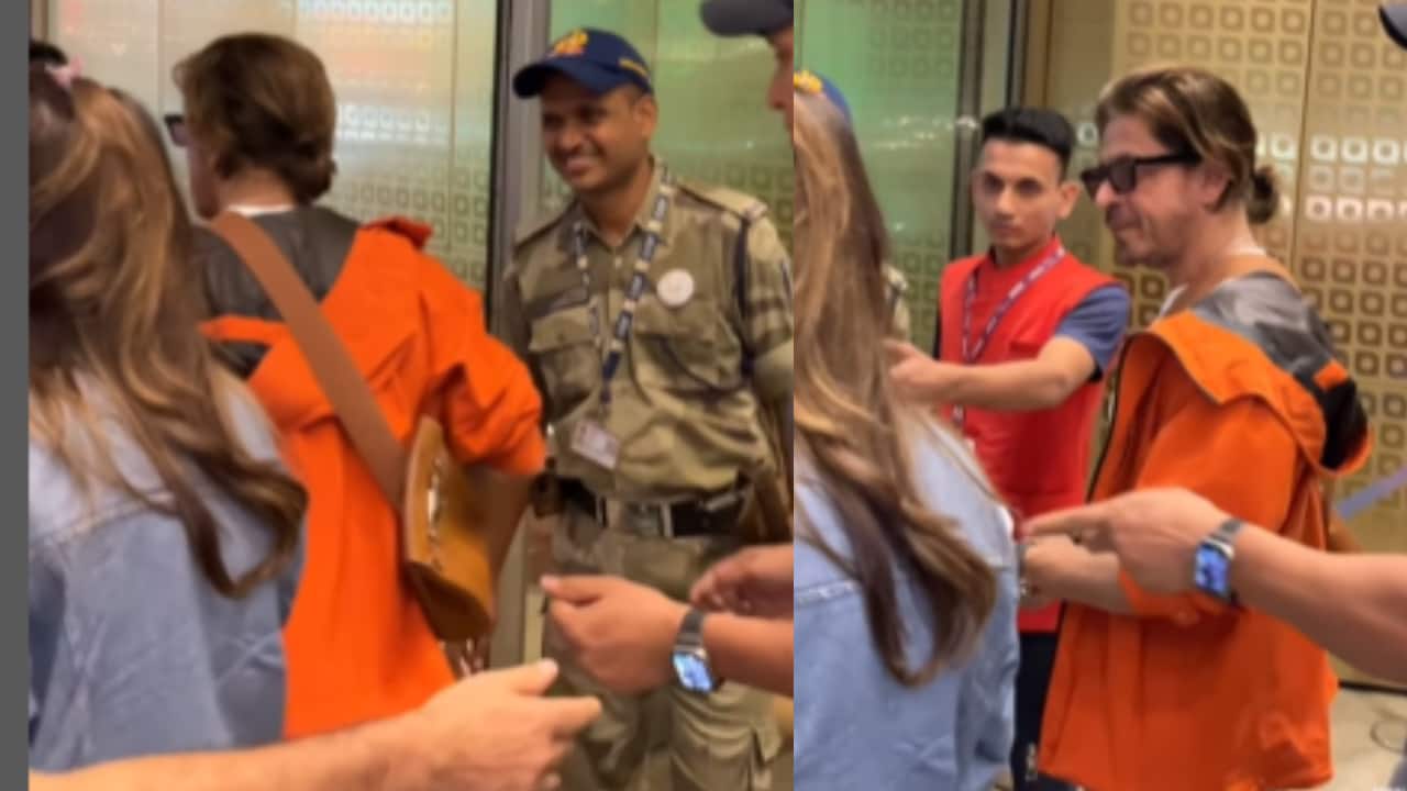 Shah Rukh Khan spotted with Hermes bag worth Rs 10 lakh at Mumbai airport