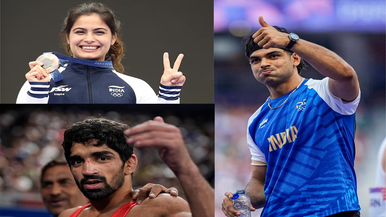 From Neeraj Chopra to Manu Bhaker, complete list of India's medal