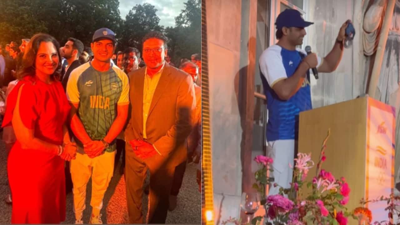 Lara Dutta meets 'the man of the hour' Neeraj Chopra in Paris after his Olympics win