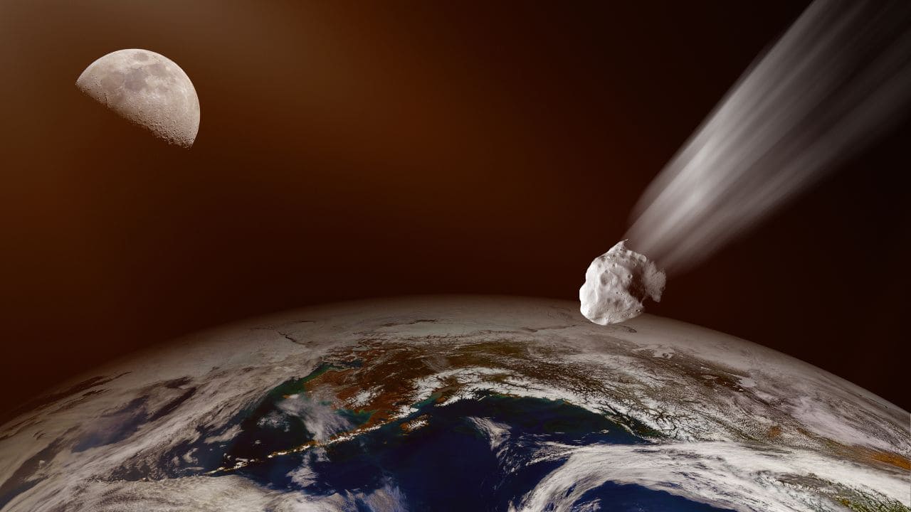 NASA Alert! Massive airplane-sized asteroid racing towards Earth at high speed today.