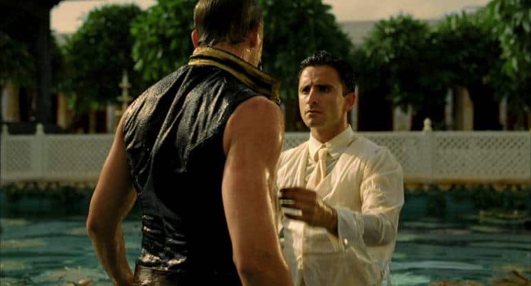 Daniel Caltagirone (right) in a still from 'The Fall'.