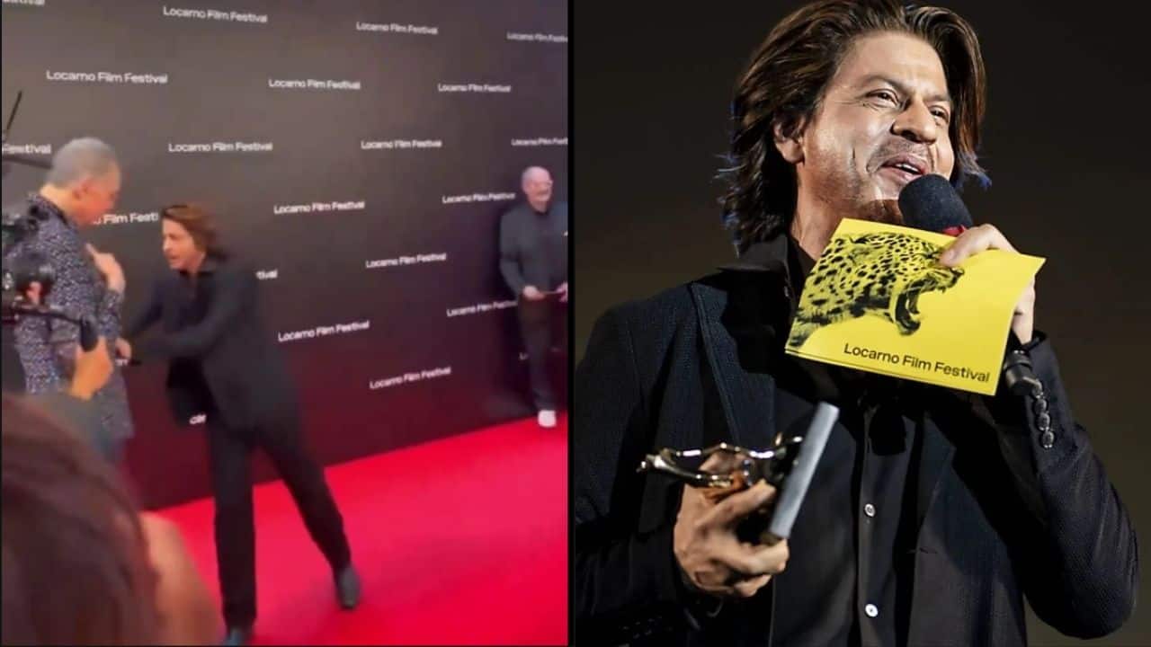 Shah Rukh Khan's Locarno red carpet behavior sparks debate on social media