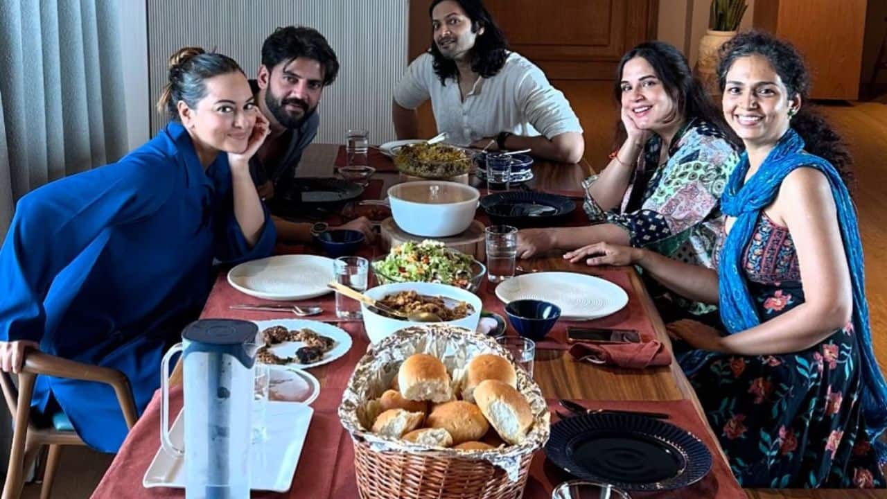 Sonakshi Sinha, Zaheer Iqbal enjoy Sunday lunch with Richa Chadha and Ali Fazal, see pics