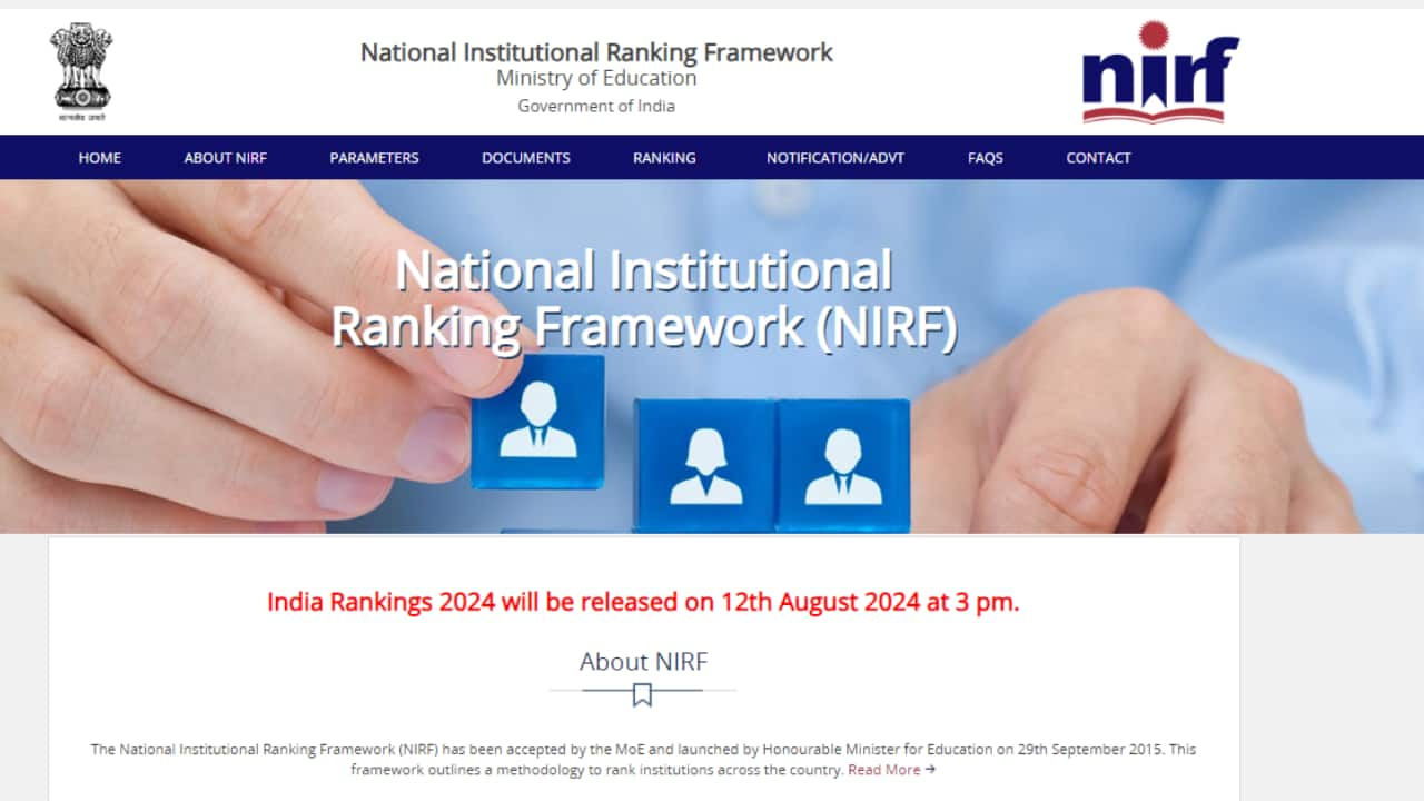 NIRF Ranking 2024 Live Education ministry to release top engineering