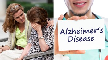 The Alzheimer's disease begins with mild symptoms, such as forgetfulness and confusion, and progresses to severe stages where individuals may lose the ability to communicate.
