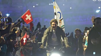 Tom Cruise at the closing ceremony of Paris Olympics 2024. (Photo: Olympics Instagram)
