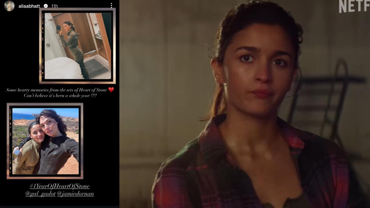 Alia Bhatt celebrates 1 year of Heart Of Stone with Gal Gadot