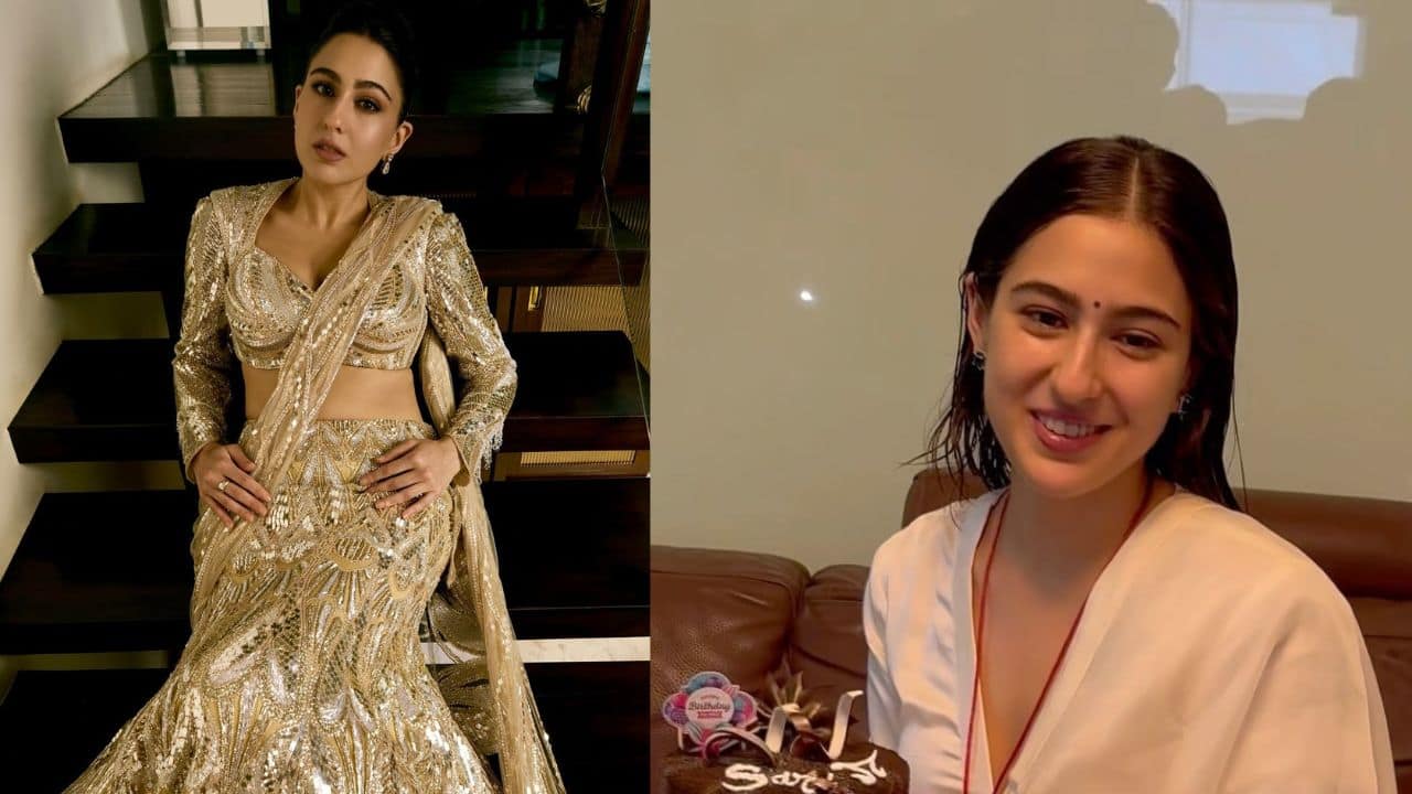 Sara Ali Khan celebrates birthday with paparazzi, cuts cake with them in a heartwarming gesture