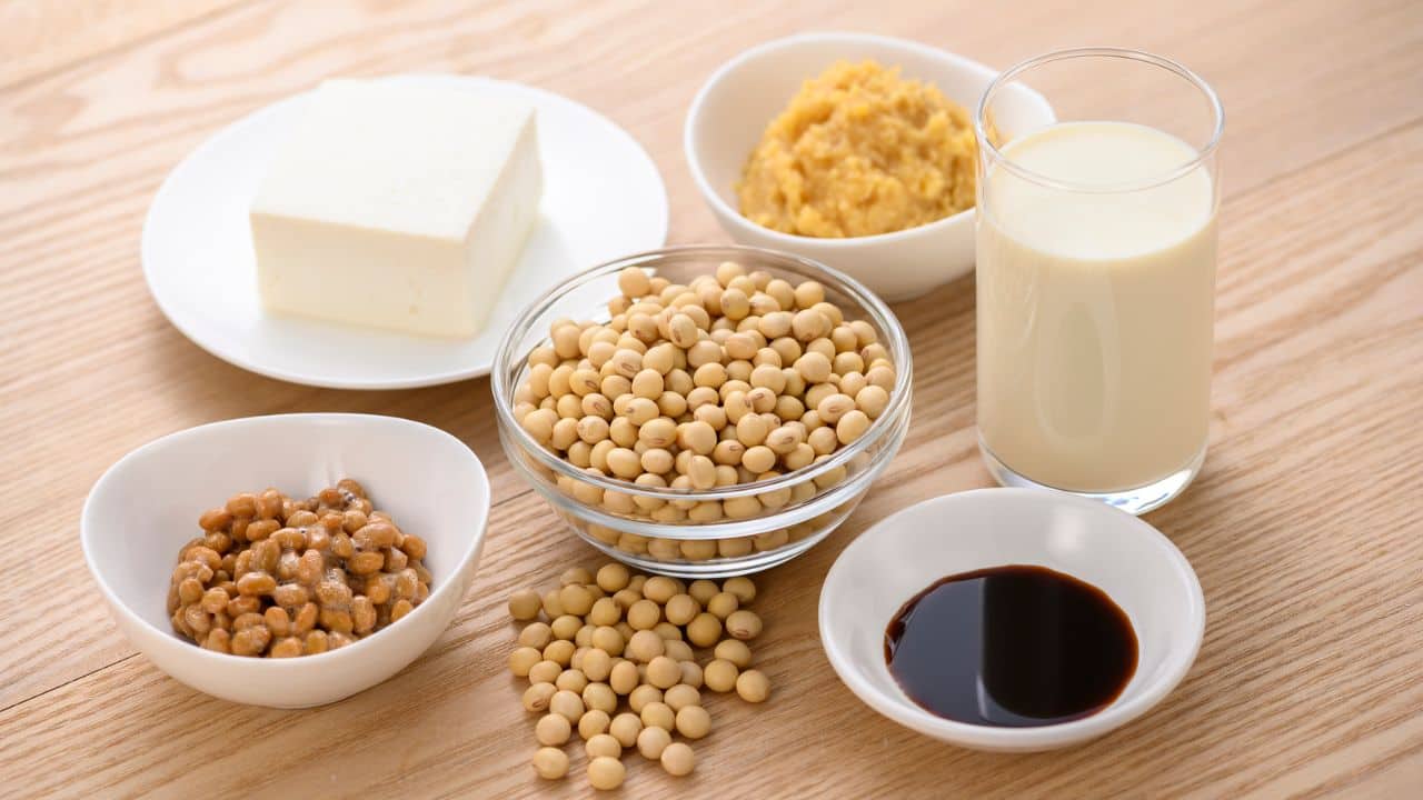 Be cautious with soy products: Excessive soy can influence oestrogen levels due to its phytoestrogen content, potentially affecting hormonal balance. Moderation is key. Include fermented soy products like tempeh or miso, which are generally better tolerated. (Image: Canva)