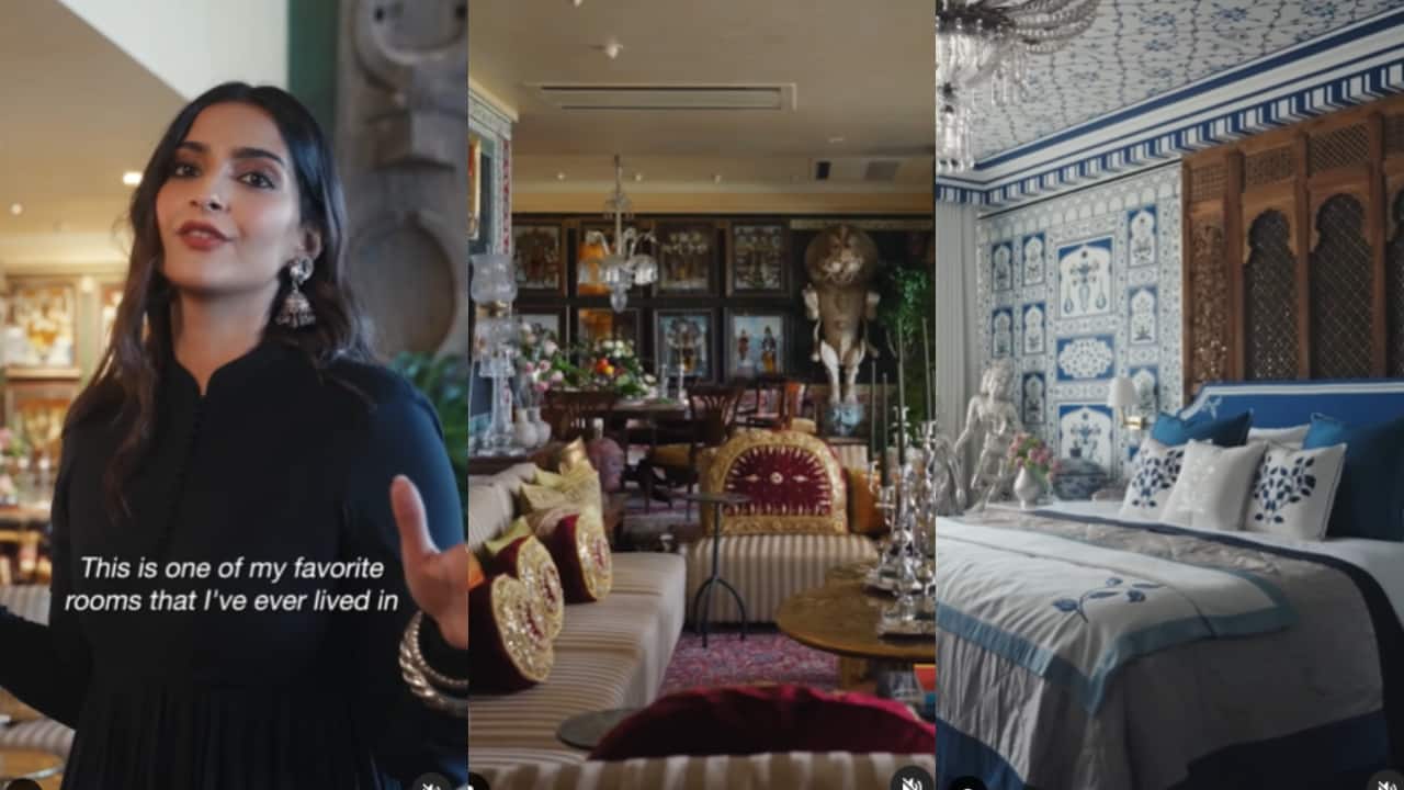 Sonam Kapoor gives fans glimpse of her 7500 Sqft Mumbai home that represents India's craftsmanship and culture