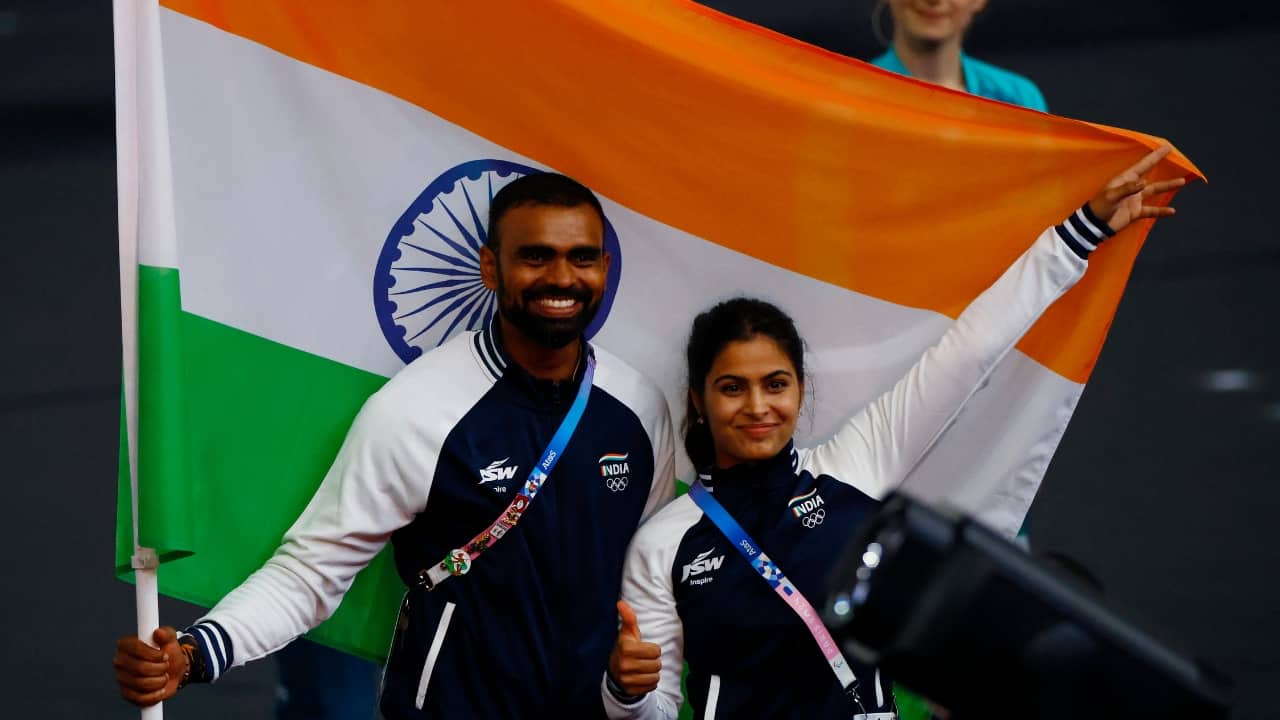 India's journey at the Paris Olympics concluded with a total of six medals: one silver and five bronze. The country's medal tally was bolstered by remarkable performances from Neeraj Chopra, Manu Bhaker, Sarabjot Singh, Swapnil Kusale, Aman Sehrawat, and the Indian hockey team, securing India 71st place on the medals table. (Image: Reuters)