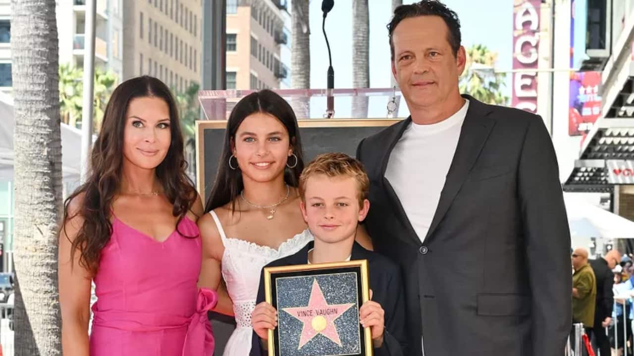 Vince Vaughn honored with Walk of Fame star, shares special moment with wife and kids