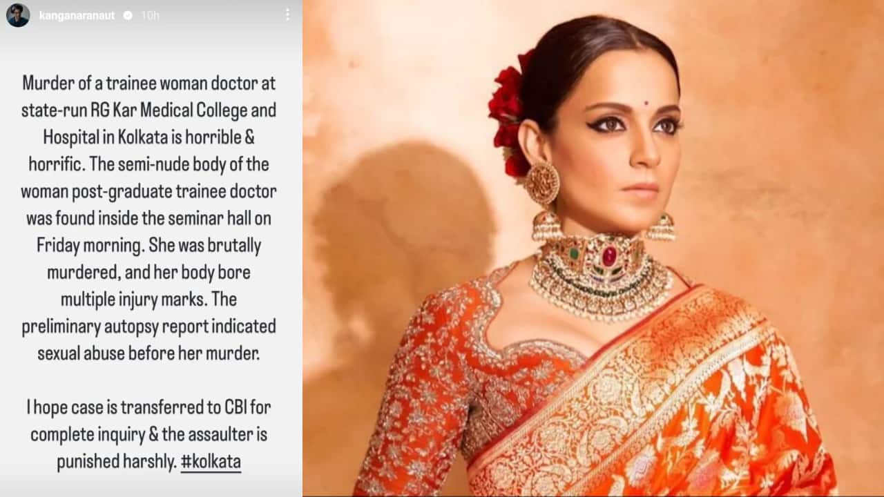 Kangana Ranaut on Kolkata doctor rape-murder case, calls for CBI probe
