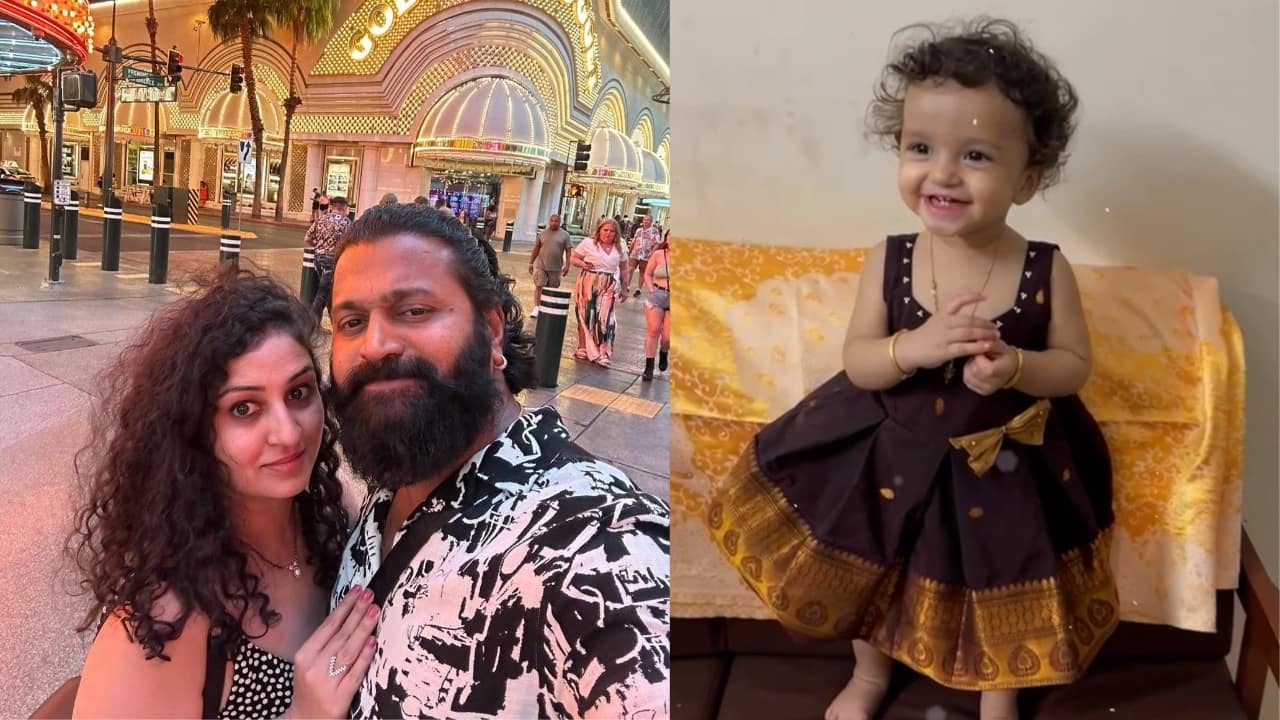 Capturing precious moments! Rishab Shetty shares an adorable moments of daughter Raadya Shetty!