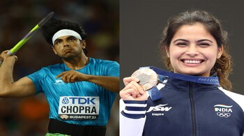 Manu Bhaker to Neeraj Chopra - Olympics heroes to receive these accolades for their medal-winning performances
