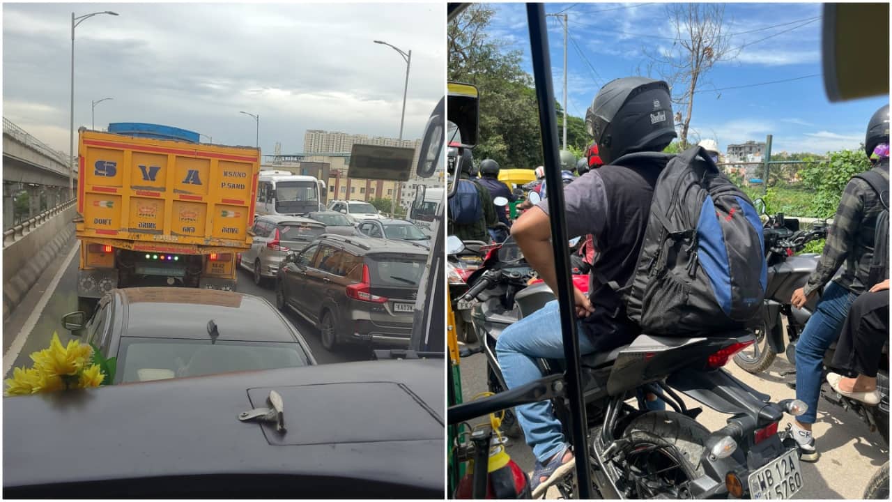 'Bengaluru becoming uninhabitable': Citizens stuck on road for hours due to 'bumper to bumper' traffic