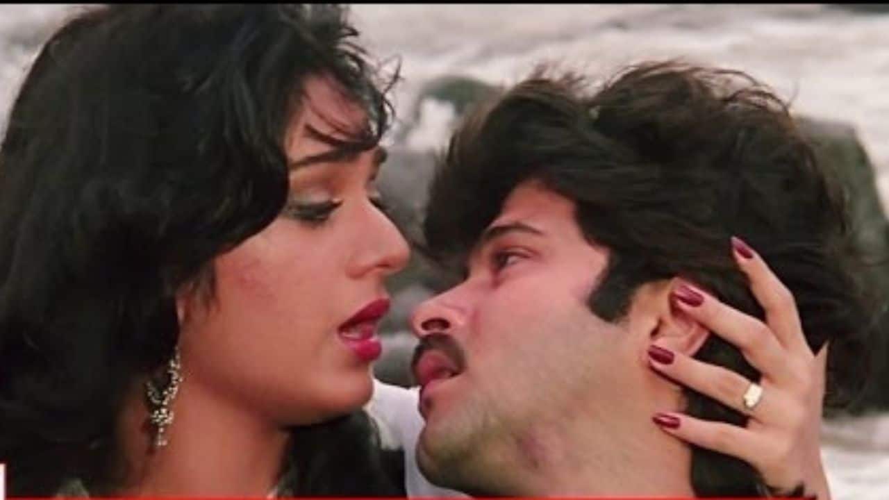Actress Meenakshi Seshadri reveals about her controversial kissing scene with Anil Kapoor in Vijay