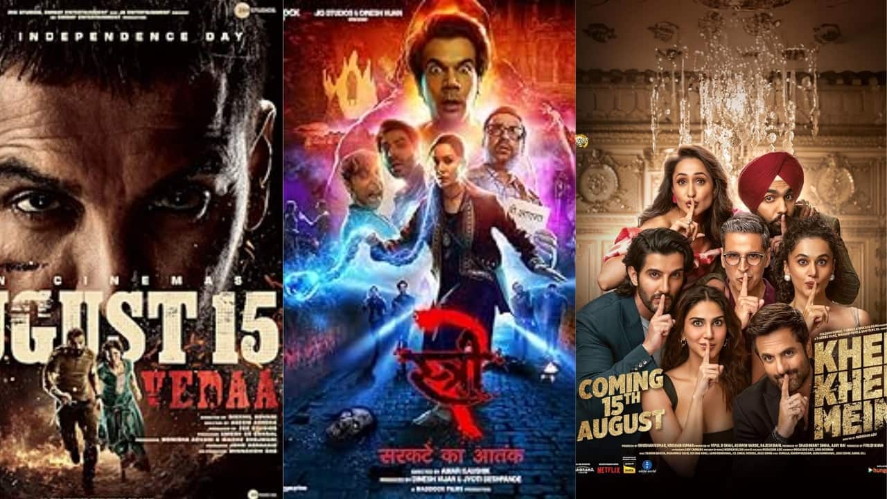 Independence Day advance ticket booking sale: Stree 2 leads with Rs 23.35 crore, Khel Khel Mein 1.54 crore and Vedaa 1.49 crore
