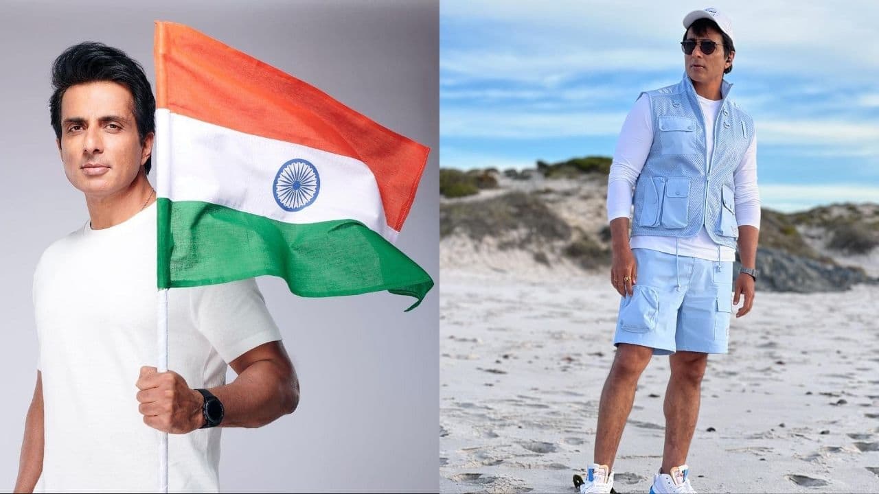 Sonu Sood hoists Indian flag in the US on 78th Independence Day, shares heartwarming moments